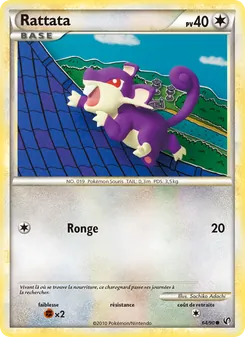 Carte Rattata 64/90 – Indomptable