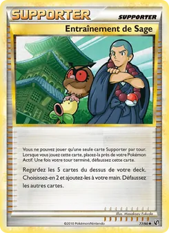 Carte Entraînement de Sage 77/90 – Indomptable