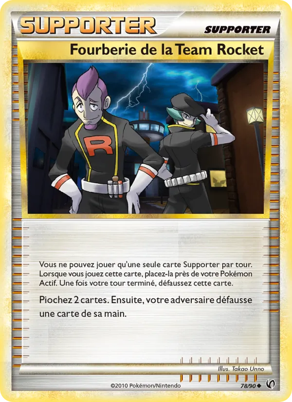 Carte Fourberie de la Team Rocket 78/90 – Indomptable