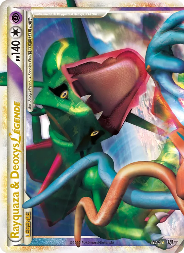 Carte Rayquaza & Deoxys LÉGENDE 89/90 – Indomptable
