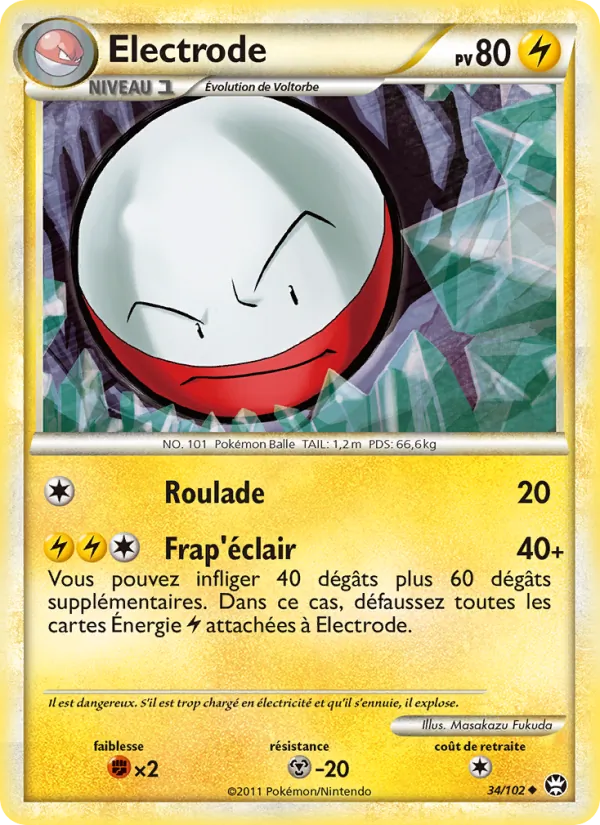 Carte Électrode 34/102 – Triomphant