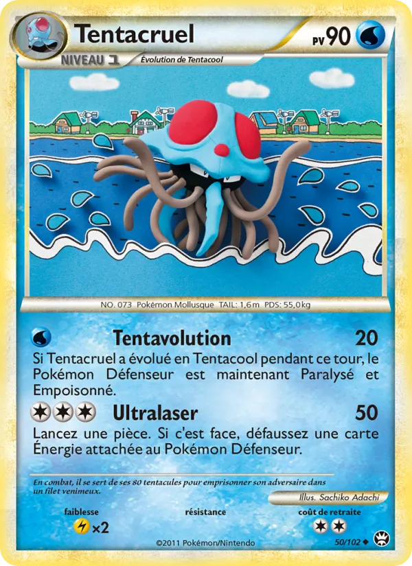 Carte Tentacruel 50/102 – Triomphe