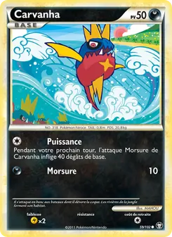 Carte Carvanha 59/102 – Triomphant