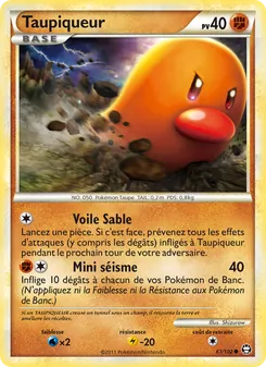 Carte Taupiqueur 61/102 – Triomphant