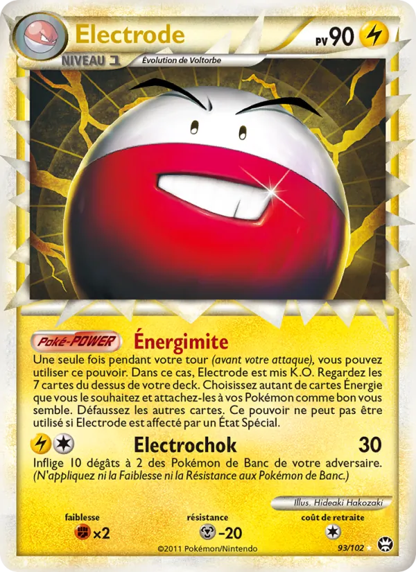 Carte Électrode 93/102 – Triomphant