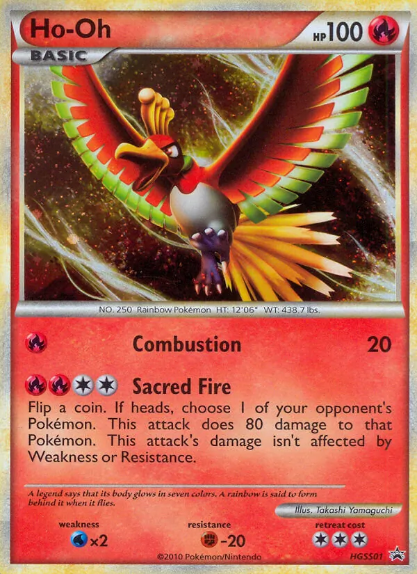 Carte Ho-Oh HGSS01 – Promo HGSS