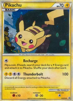 Carte Pikachu HGSS03 – Promo HGSS