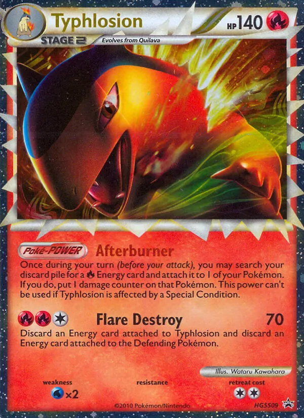 Carte Typhlosion HGSS09 – Promo HGSS