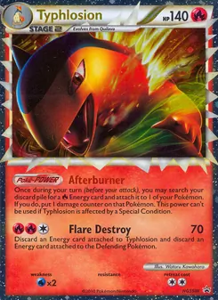Carte Typhlosion HGSS09 – Promo HGSS