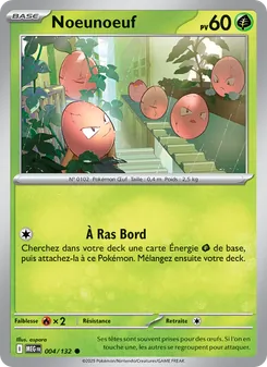Carte Noeunoeuf 004/132 – Méga-Évolution