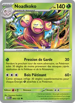 Carte Noadkoko 005/132 – Méga-Évolution