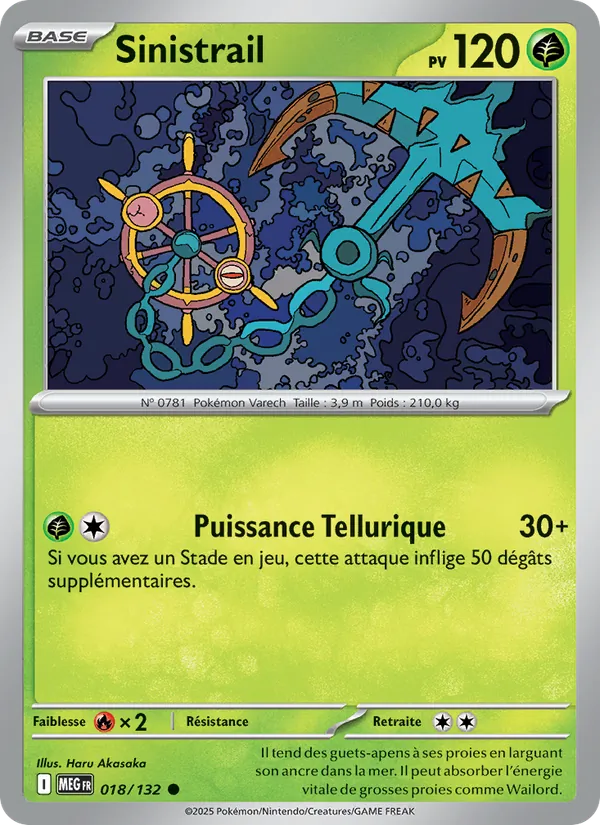 Carte Sinistrail 018/132 – Méga-Évolution