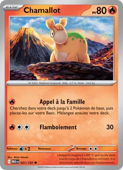 Carte Chamallot 021/132 – Méga-Évolution