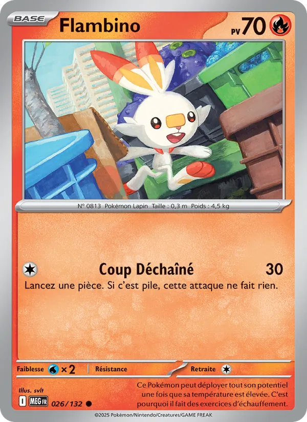 Carte Flambino 026/132 – Méga-Évolution