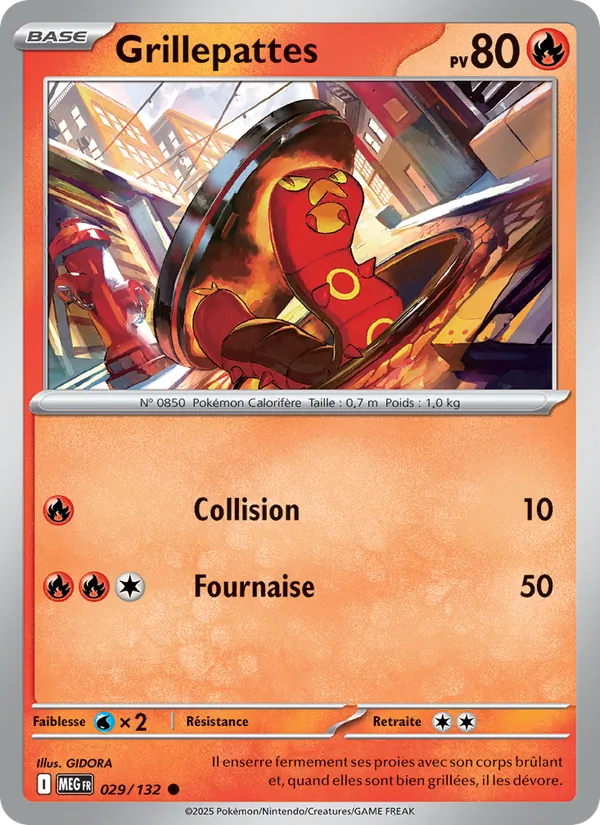 Carte Grillepattes 029/132 – Méga-Évolution