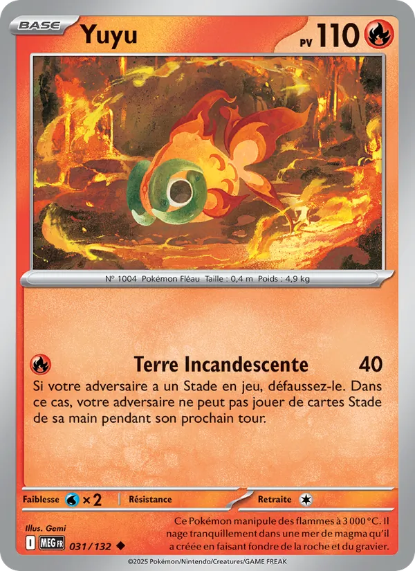 Carte Yuyu 031/132 – Méga-Évolution