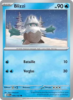 Carte Blizzi 035/132 – Méga-Évolution