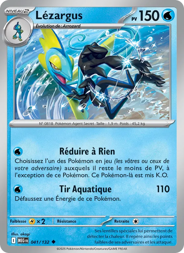 Carte Lézargus 041/132 – Méga-Évolution