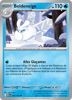Carte Beldeneige 043/132 – Méga-Évolution