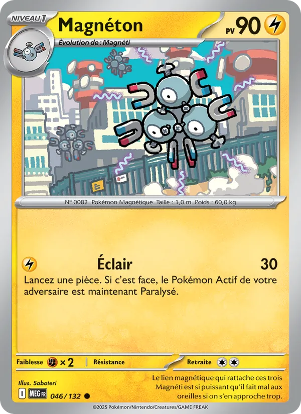 Carte Magnéton 046/132 – Méga-Évolution