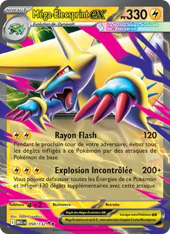 Carte Méga-Élecsprint-ex 050/132 – Méga-Évolution