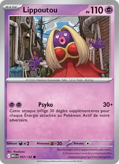 Carte Lippoutou 057/132 – Méga-Évolution