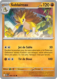 Carte Sablaireau 069/132 – Méga-Évolution