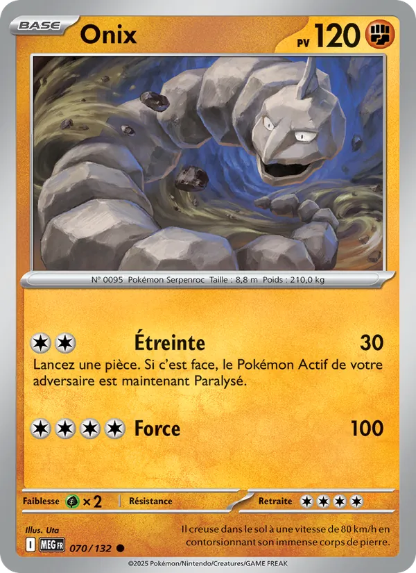 Carte Onix 070/132 – Méga-Évolution