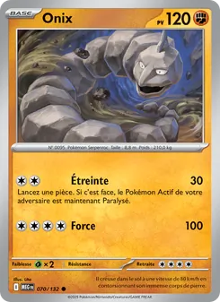 Carte Onix 070/132 – Méga-Évolution