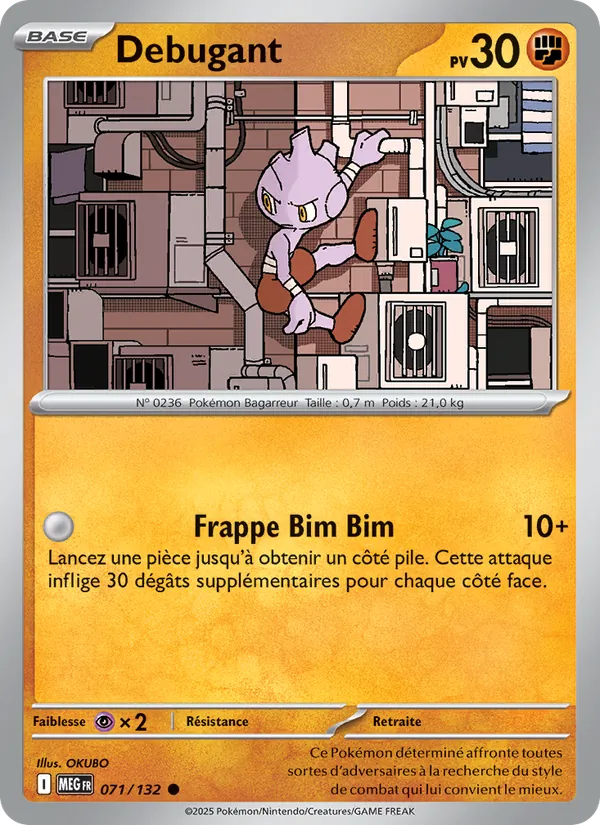 Carte Débugant 071/132 – Méga-Évolution