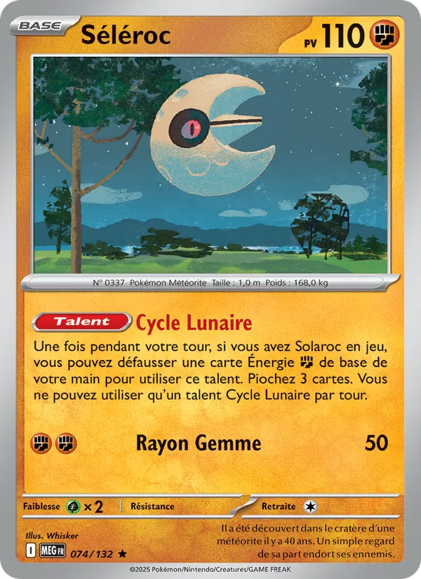 Carte Séléroc 074/132 – Méga-Évolution
