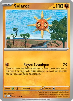 Carte Solaroc 075/132 – Méga-Évolution