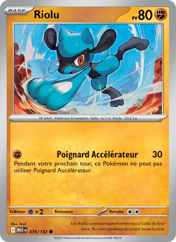 Carte Riolu 076/132 – Méga-Évolution