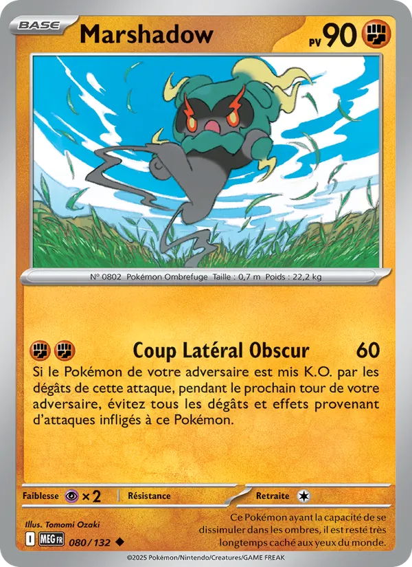 Carte Marshadow 080/132 – Méga-Évolution