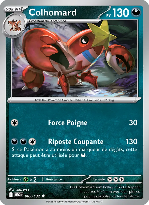 Carte Colhomard 085/132 – Méga-Évolution