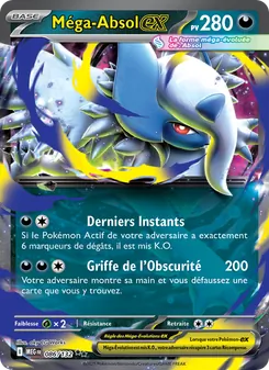 Carte Méga-Absol-ex 086/132 – Méga-Évolution