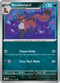 Carte Roublenard 090/132 – Méga-Évolution