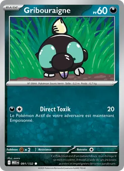 Carte Gribouraigne 091/132 – Méga-Évolution