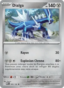 Carte Dialga 095/132 – Méga-Évolution