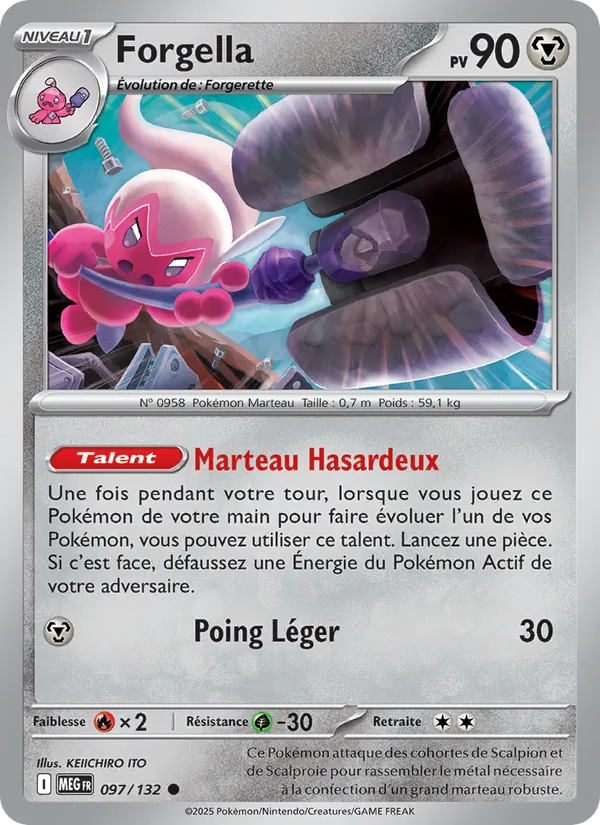 Carte Forgella 097/132 – Méga-Évolution