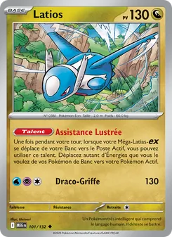 Carte Latios 101/132 – Méga-Évolution
