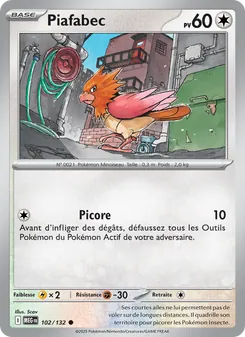Carte Piafabec 102/132 – Méga-Évolution