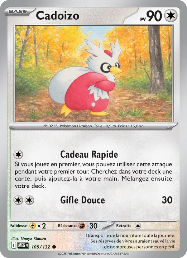 Carte Cadoizo 105/132 – Méga-Évolution