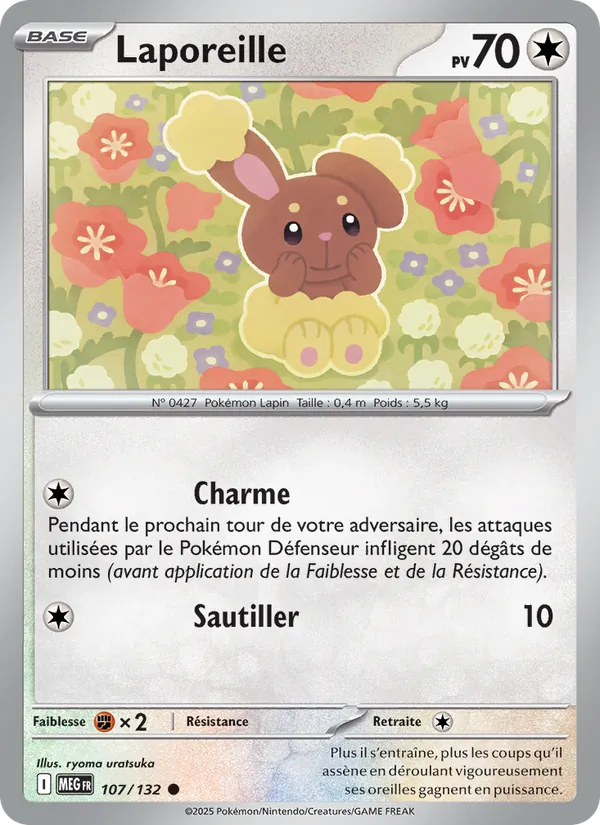 Carte Laporeille 107/132 – Méga-Évolution