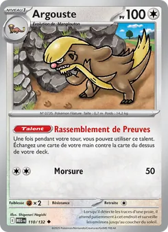 Carte Argouste 110/132 – Méga-Évolution