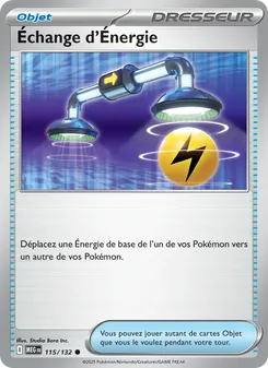 Carte Échange d'Énergie 115/132 – Méga-Évolution