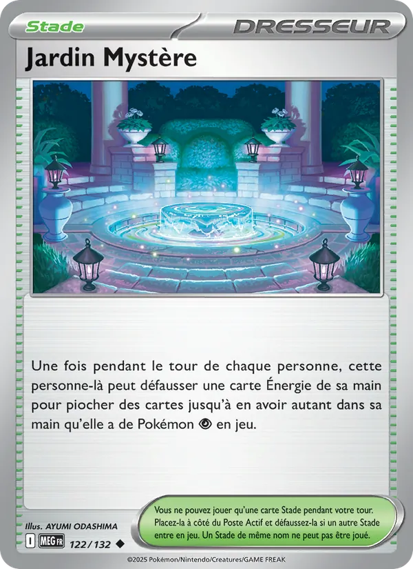Carte Jardin Mystère 122/132 – Méga-Évolution