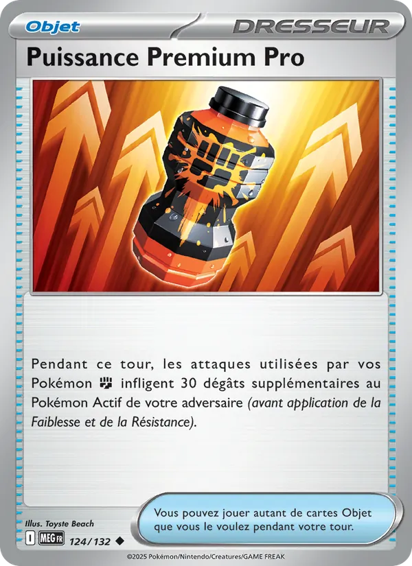 Carte Puissance Premium Pro 124/132 – Méga-Évolution