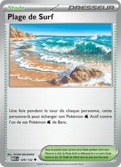Carte Plage de Surf 129/132 – Méga-Évolution