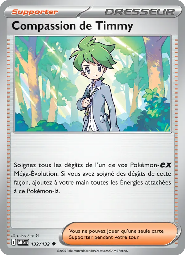 Carte Compassion de Timmy 132/132 – Méga-Évolution